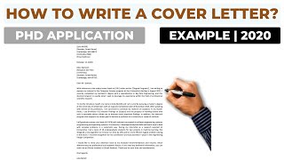 How To Write a Cover Letter For a PhD Application  Example [upl. by Tollman]