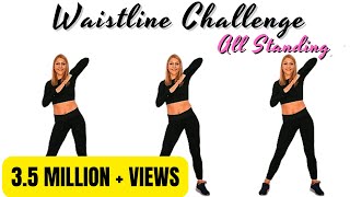 🔥30 MIN WAISTLINE CHALLENGE🔥NO JUMPING🔥SHAKE ampTONE WORKOUT for ABS OBLIQUES amp ARMS🔥UPPER BODY TONE🔥 [upl. by Repard]