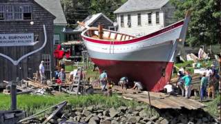 Launch Day of the Schooner Ardelle [upl. by Murray]