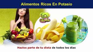 3 Alimentos Ricos En Potasio [upl. by Eardnaed]