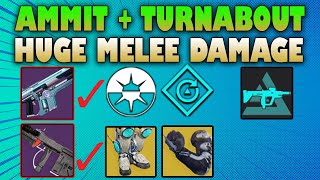 This Perk Buffs All Melee Builds Turnabout Shieldcrush Combo  The Final Shape [upl. by Reggis112]