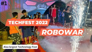 IIT Bombay Techfest 2022 Robowar 🔥 Asia Largest technology Fest iitbombay [upl. by Lessard]