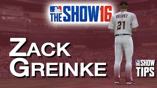 MLB The Show 16  Zack Greinke pitching breakdown [upl. by Yziar348]