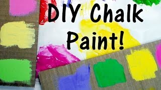 DIY Chalk Paint Using Cheap Supplies [upl. by Hamirak]