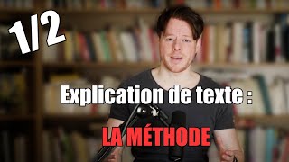 Explication de texte  La méthode [upl. by Lledualc]