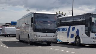 Buses at Cleethorpes Pier Grimsby Riverhead Exchange amp Bethlehem Street 11062024 [upl. by Nitsirhc]