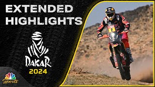 Stage 3  2024 Dakar Rally  EXTENDED HIGHLIGHTS  1824  Motorsports on NBC [upl. by Petrine]