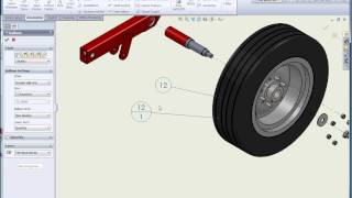 Explode Assembly Drawing Part 6 Adding and Modifying the Balloons [upl. by Hinze]