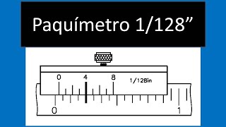 Paquímetro Polegada Fracionária  Aula 10  Metrologia [upl. by Jurgen420]