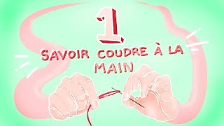 ✩01  Savoir coudre à la main DÉBUTANT [upl. by Nairahcaz]