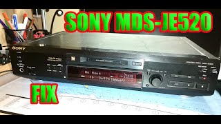 SONY MDS JE 520 Minidisk Deck fix [upl. by Atteynot]