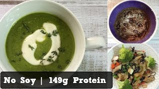 149g Vegan High Protein  NO SOY NO MOCK MEAT  Bodybuilding Meal Prep [upl. by Nitsirt]