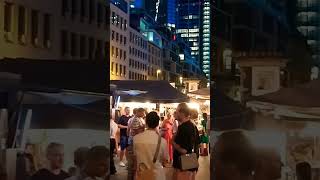 Frankfurter Weinfest 🍇🍷Rheingauer Markt auf der Fressgasse live festival wine shorts frankfurt [upl. by Orgel437]