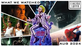 WHAT WE WATCHED  AUGUST 2024  Cinema Savvy [upl. by Fiedler]