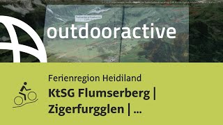 Mountainbiketour in der Ferienregion Heidiland KtSG Flumserberg [upl. by Alacim]