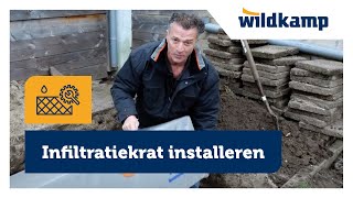 Wildkamp  Infiltratiekrat installeren [upl. by Pudens]