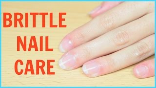 Nail Care Routine for Brittle Nails [upl. by Nayhr893]