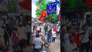 Alam Lahra gaye duniya me 💥Moharraam julus 2024  Akha ke Moharram viral shorts moharram hussain [upl. by Icnan264]