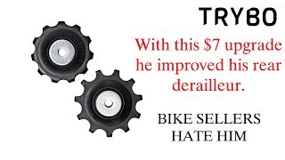 Tip Cheapest upgrade for your Shimano rear derailleur [upl. by Sklar]