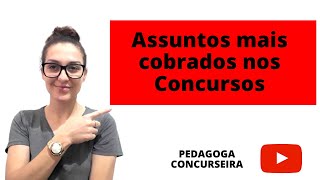 Assuntos mais Cobrados nos Concursos para Professor Pedagogo [upl. by Bullough]