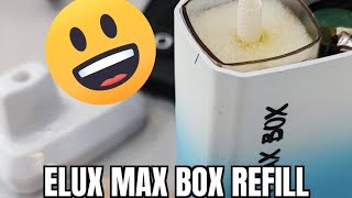 How to refill an Elux Max Box 4500 disposable vape [upl. by Sirapal319]