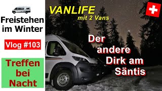 103 St Gallen amp Uri Tour  Freistehen im Winter bei Schnee  Auf der Suche nach dem Treffpunkt [upl. by Annaoi942]