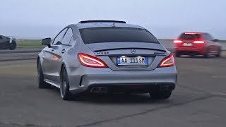 BRABUS MercedesBenz CLS63 S AMG La Performance REVS  DRAG RACING [upl. by Arondel]