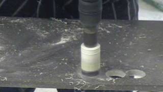 How to Drill a Round Hole in Corian [upl. by Adnamas]