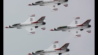 Thunderbirds COLLIDE during diamond Parts fall off [upl. by Jessie]