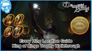 All Ring Locations Guide  King of Rings Trophy  Demons Souls Remake 4k HDR [upl. by Selle327]