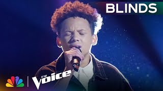 Jaylen Dunham Wins Coach Gwens REPLAY with His Cover of quotListenquot  The Voice Blind Auditions  NBC [upl. by Radek50]