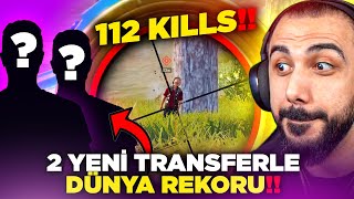 YENÄ° DÃœNYA REKORU 112 KILLS ğŸ˜® S2GYE 2 YENÄ° TRANSFERLE TARÄ°H YAZDIK  PUBG MOBILE [upl. by Enigroeg438]