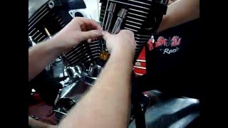 Part 08 How to install pushrod tubes and clips on a Harley EVO motor SampS Jims Revtech TP [upl. by Anyah]