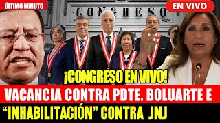 🔴CONGRESO EN VIVO VACANCIA CONTRA PDTE DINA BOLUARTE EN REINICIO DEL PLENO DEL CONGRESO  010324 [upl. by Lacombe]