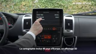 Alpine X901DDU auoradio multimédia GPS avec un écran 9quot pour Fiat Ducato [upl. by Schaab]