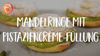 Mandelringe mit PistaziencrèmeFüllung Rezept Chochdoch mit Oli [upl. by Ares]