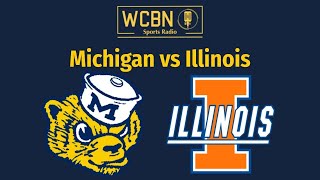 Football 24 Michigan vs 22 Illinois [upl. by Rip]