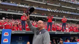 Guardians celebrate Terry Francona during his final game in Cleveland [upl. by Eneroc430]