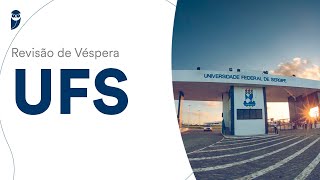 Revisão de Véspera UFS [upl. by Airtemad]