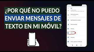 ¿Por qué No Puedo Enviar y Recibir Mensajes de Texto en mi Celular [upl. by Arnelle]