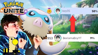 Going for Top 100 Mamoswine Pokemon Unite Livestream Beelama Boy [upl. by Einot]