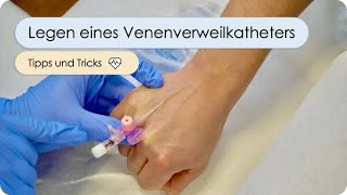 Legen eines Venenverweilskatheters  Schritt für Schritt iv Zugang legen Viggo PVK VVK [upl. by Celin474]