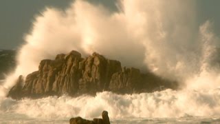 Relaxing Ocean Waves Crashing on Rocks  Ocean Sounds Calming Meditation Mindfulness [upl. by Aisiram288]