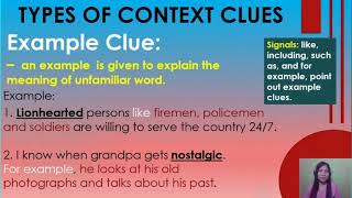 Types of Context Clues [upl. by Kosaka]