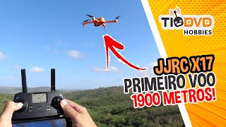 JJRC X17 DRONE BOM E BARATO COM GPS CAMERA GIMBAL COMPLETO PARA INICIANTES COMPRAR NA BANGGOOD [upl. by Lucho]