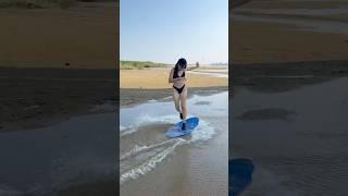 Yukiringo0423 skimboarding snowboard flatlandskimboarding フラットスキム スキムボード マリンスポーツ 夏 アクティビティ [upl. by Nylear]