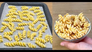 Come fare la pasta soffiata in casa lo snack sfizioso e facile da preparare [upl. by Sukey]