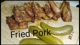 Pritong Baboy  Fried Pork  Pinoy Food  SIMPLY SID SIQUETE [upl. by Gennaro]