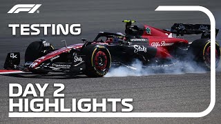 Day 2 Highlights  F1 PreSeason Testing 2023 [upl. by Annawot]