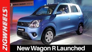 New Wagon R 2019 Launch Walkaround Review  Price Colours Interior amp More  ZigWheels [upl. by Ttebroc]